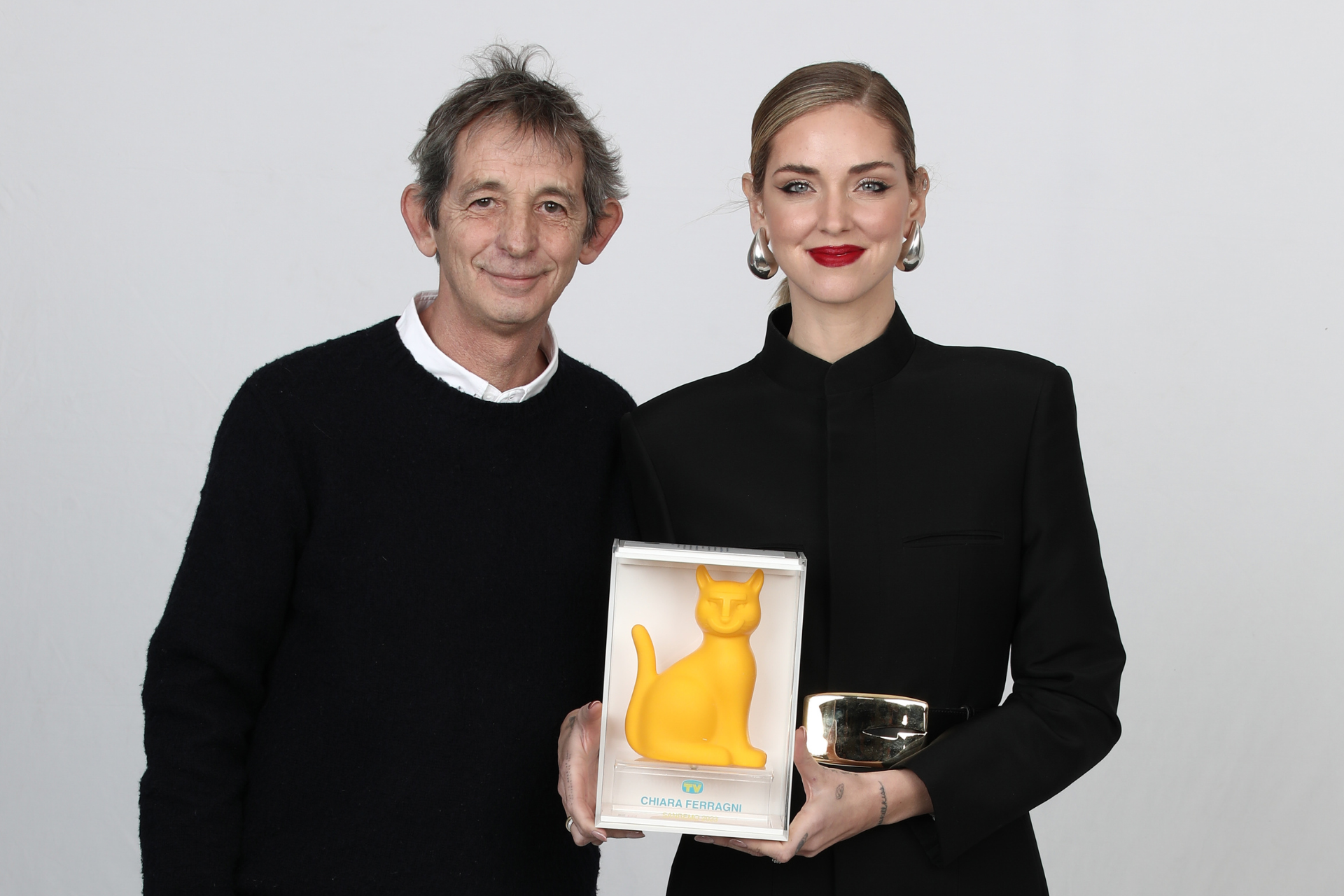 chiara ferragni telegatto tv sorrisi canzoni